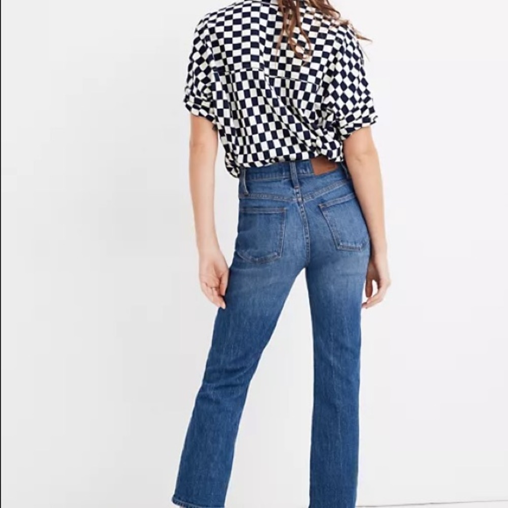 Madewell classic straight jean in fawn wash